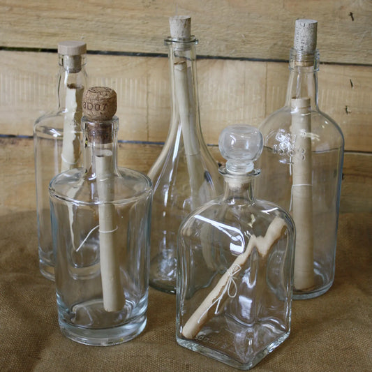 Bouteilles à la mer pour déco Pirate