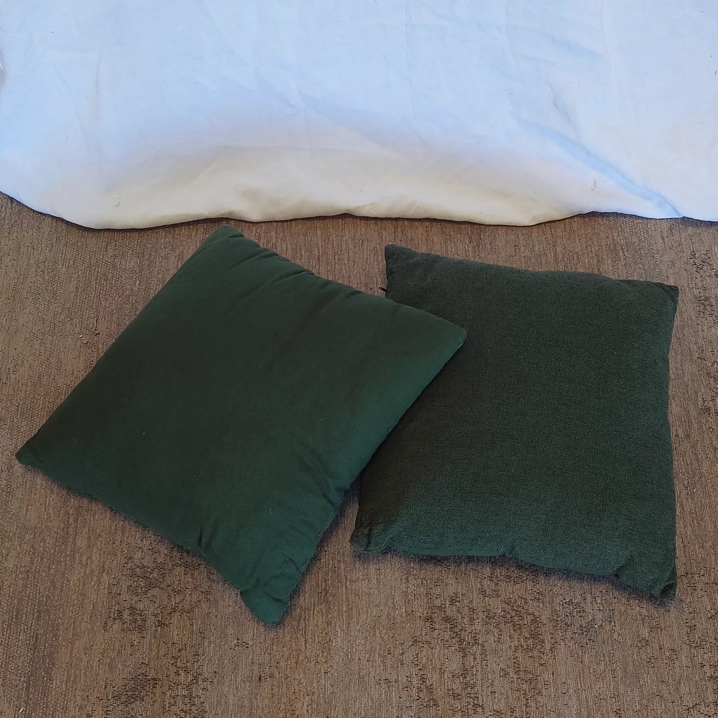 Petit coussin vert