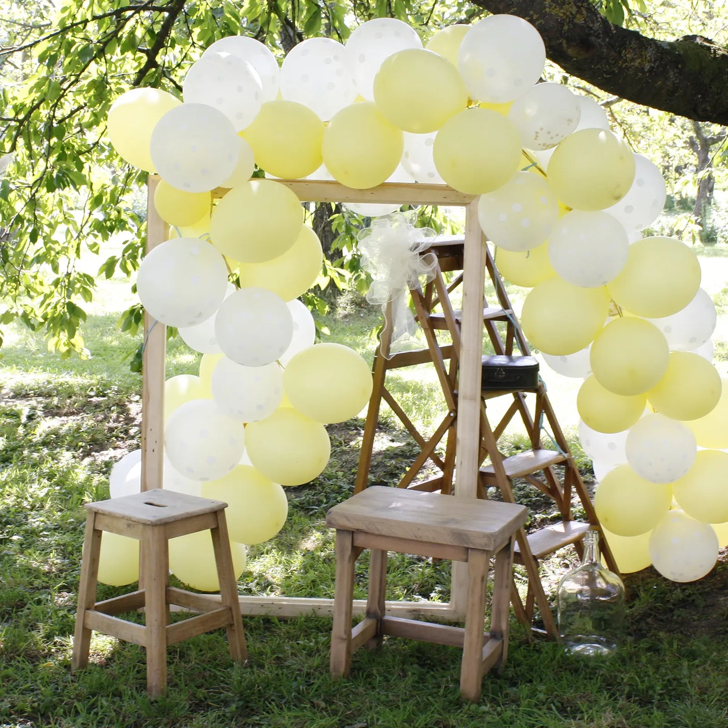 Décor photobooth champetre
