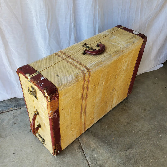 Grande malle de voyage vintage