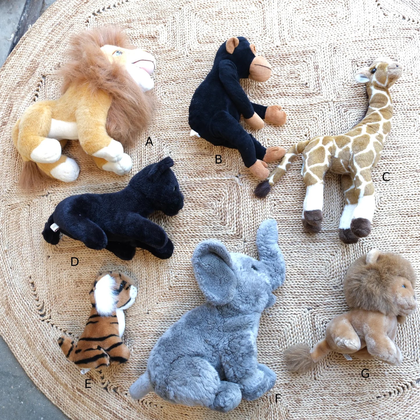 Peluches animaux