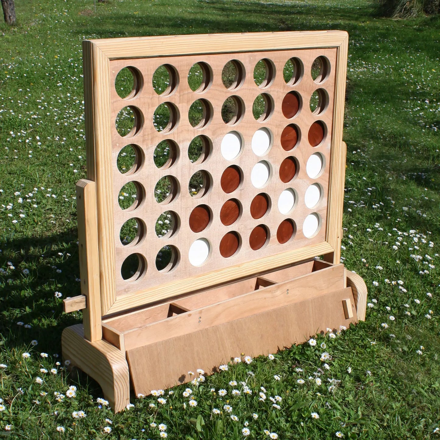 jeu du puissance 4 en extérieur