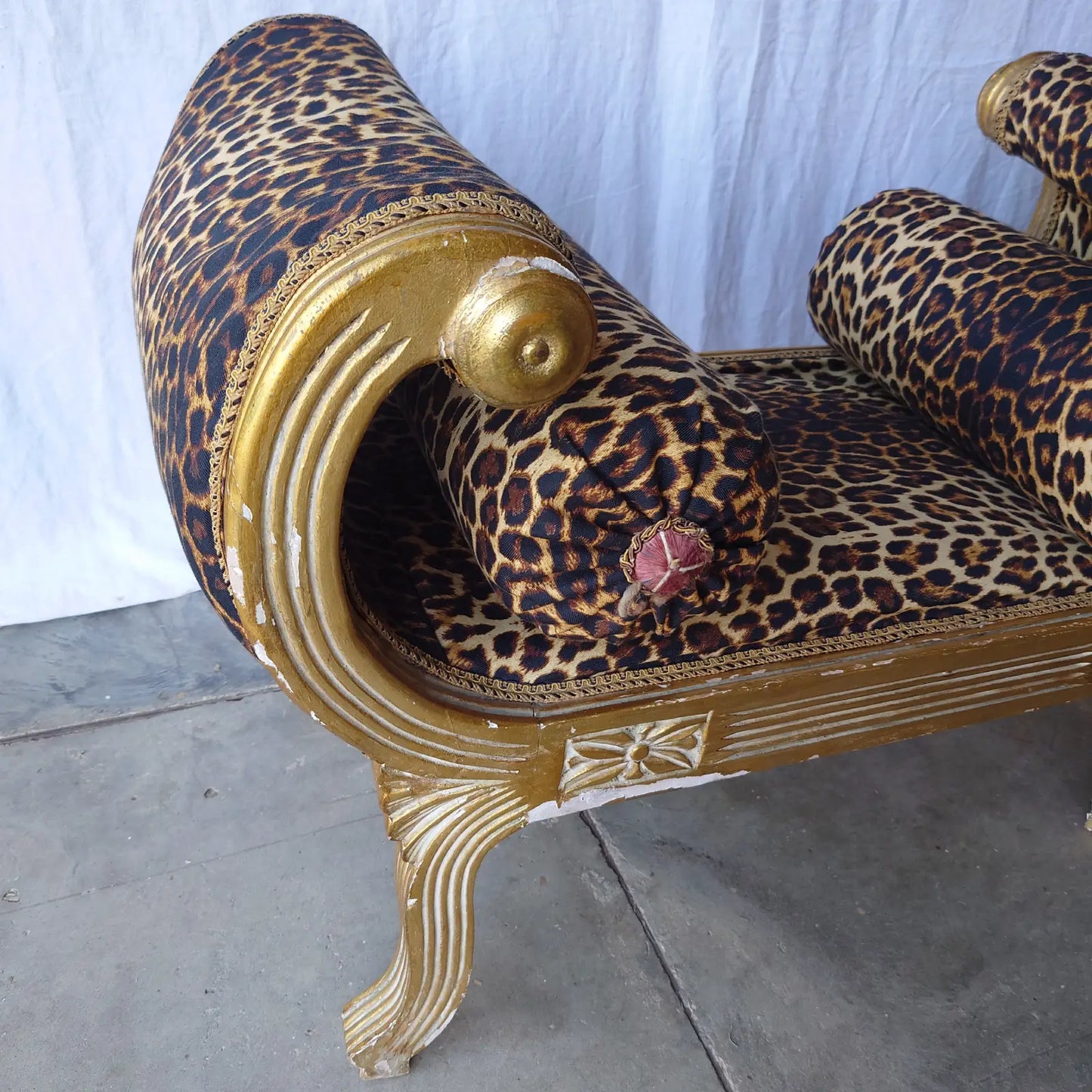 Détail doré assise jungle
