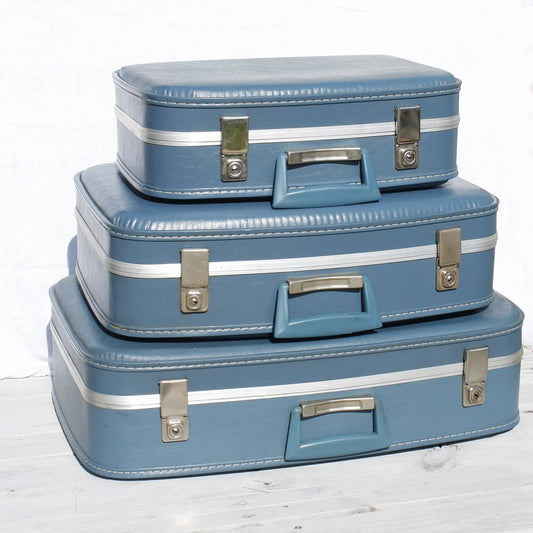 Pile de valise Air France vintage