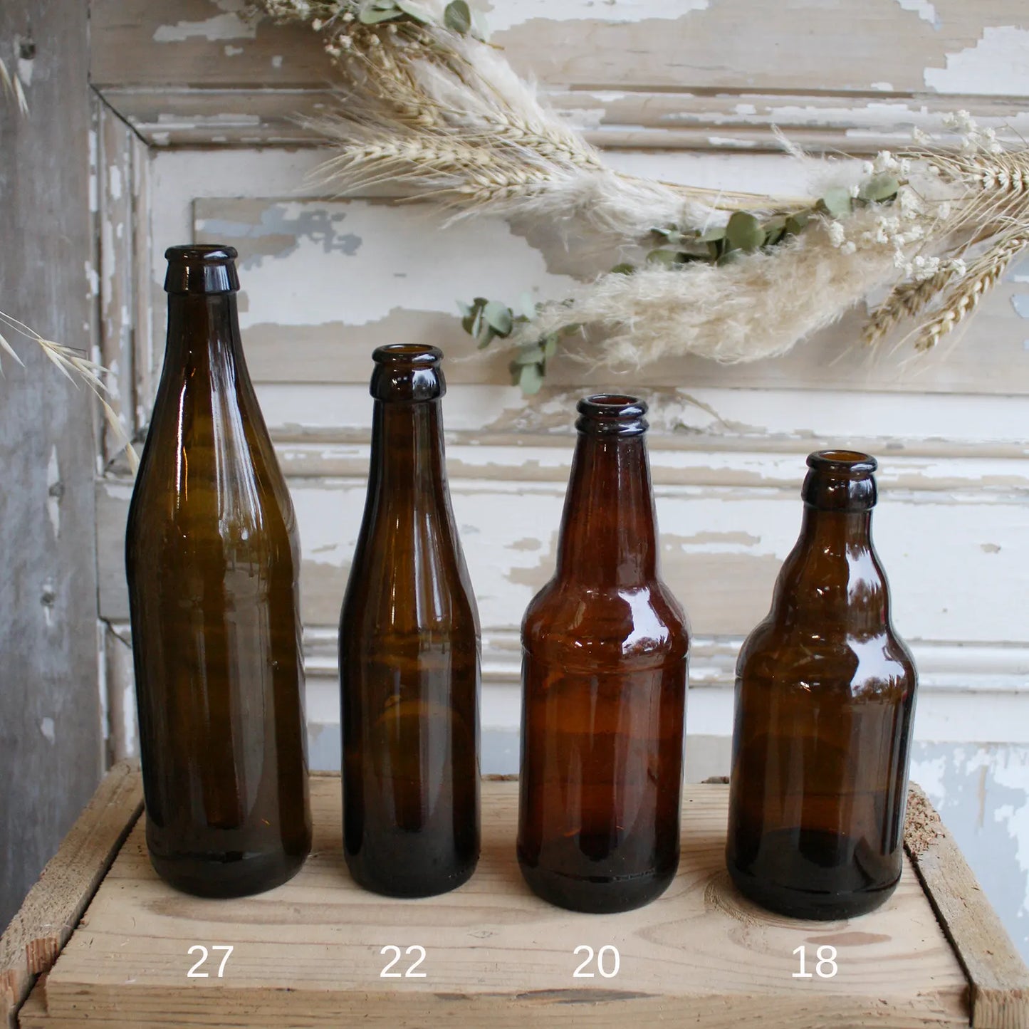 Vases ambres