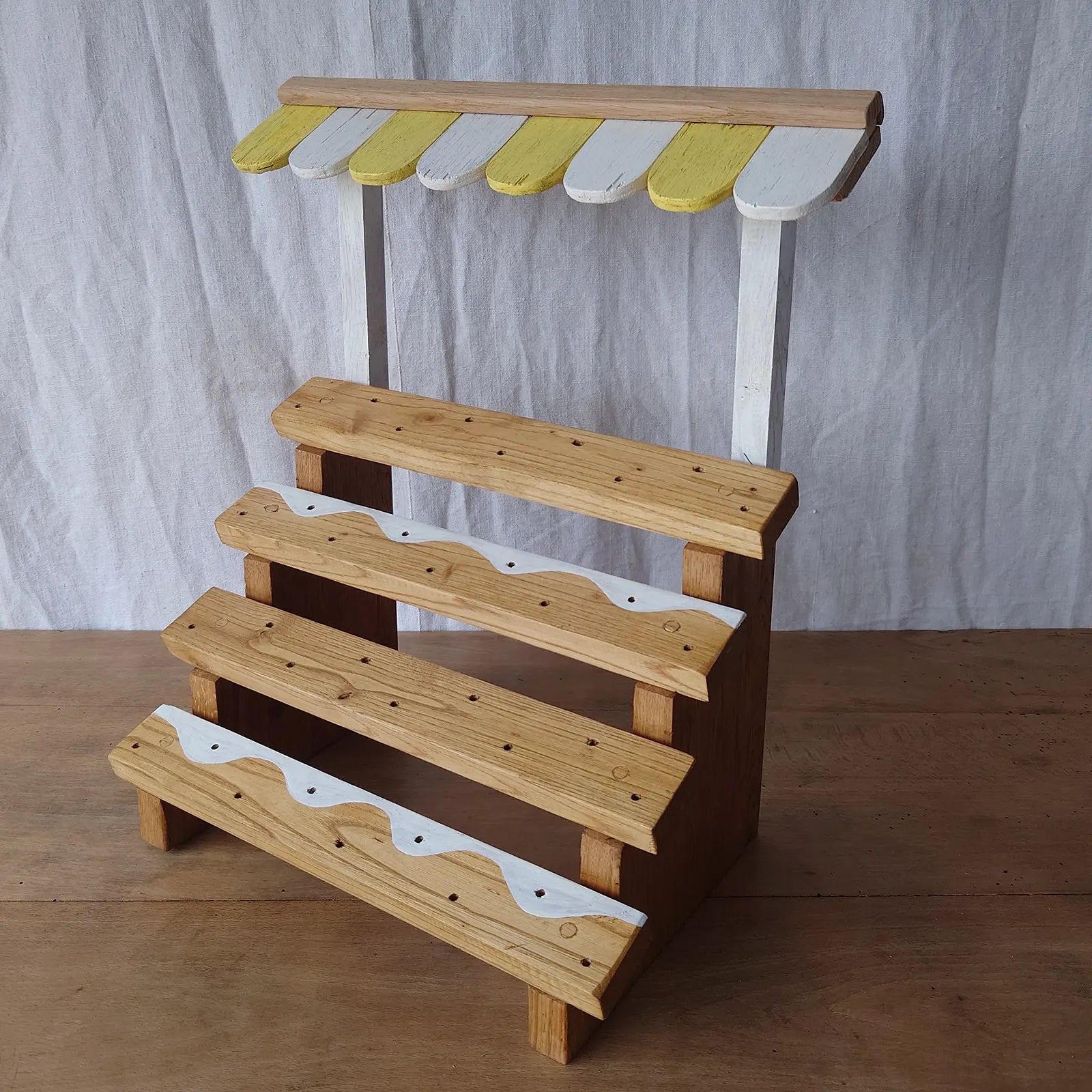 Présentoir en bois pour sucettes