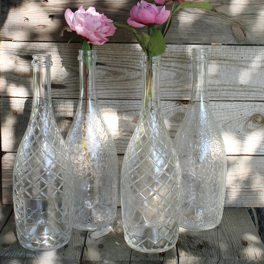 Bouteilles en verre pour vase soliflore