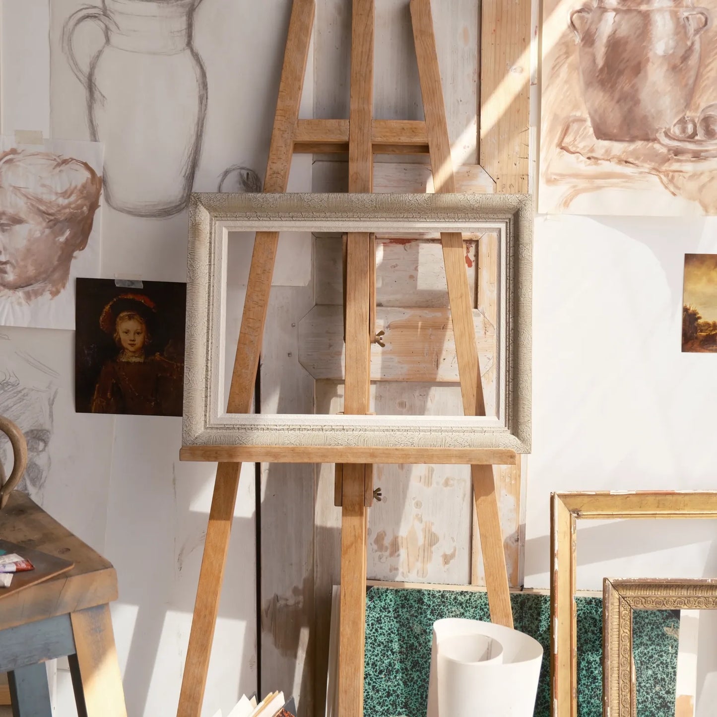 cadre en bois décor art