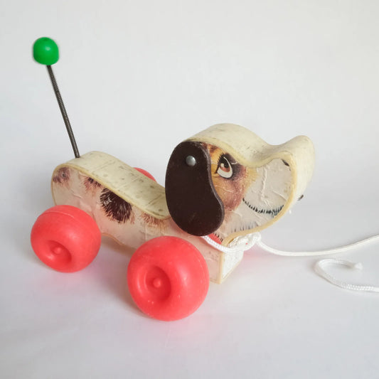 Chien à tirer vintage Fisher-Price