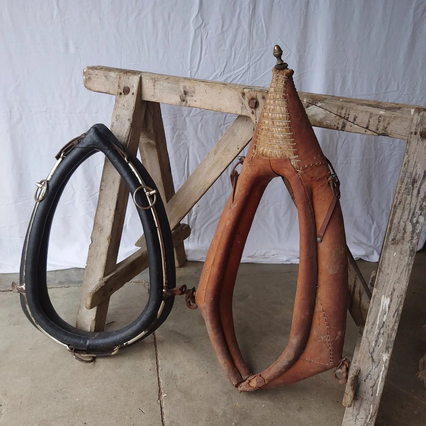 Colliers de cheval en cuir