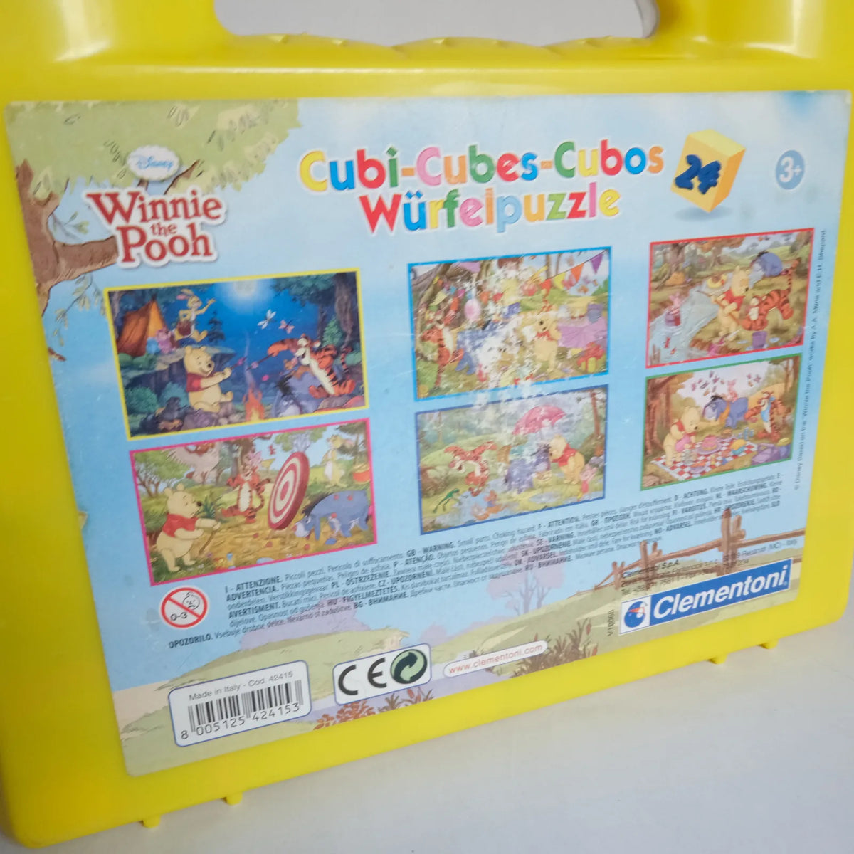 Cubes puzzle Disney winnie l'ourson