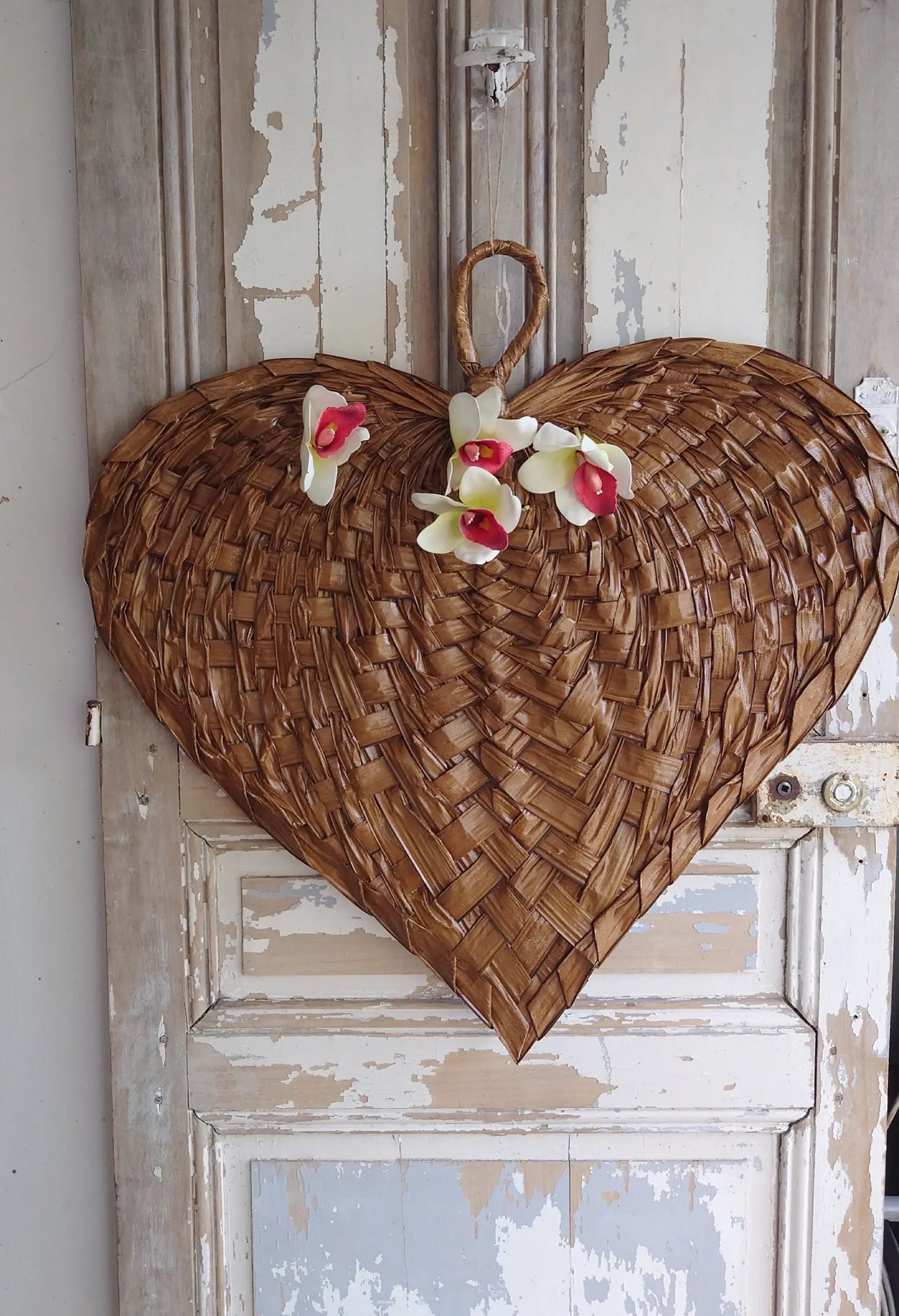 Feuille de palmier tressé déco