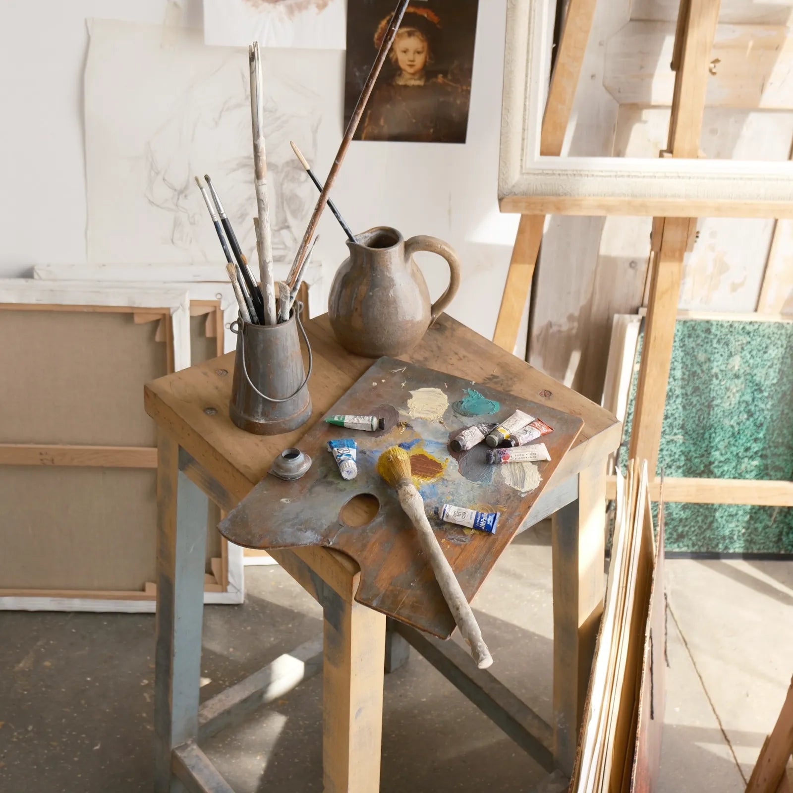 palette peintre peinture