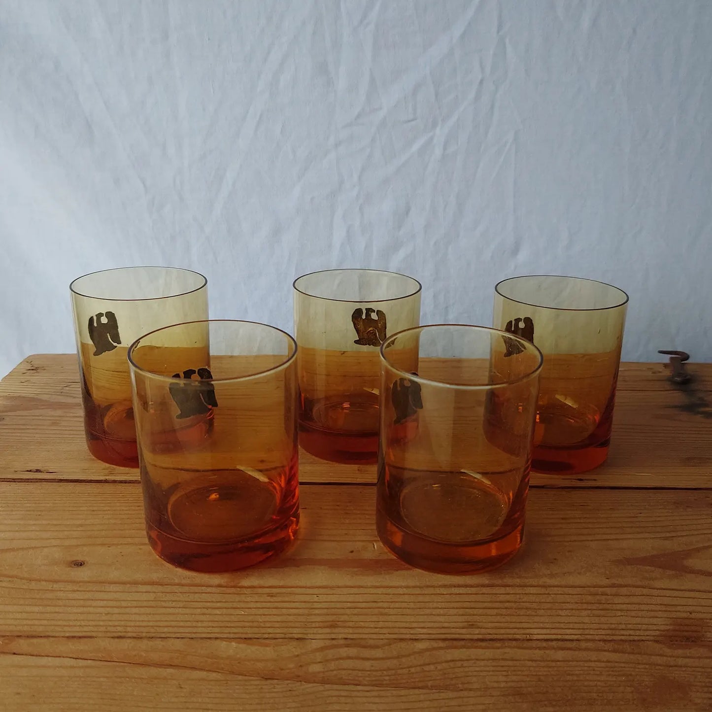 Verres photophores ambres