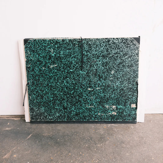 pochette à dessin verte artiste