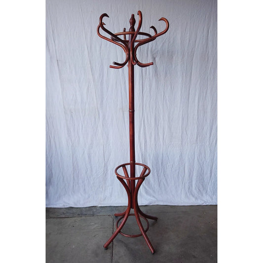Porte manteau en bois rétro style bistrot