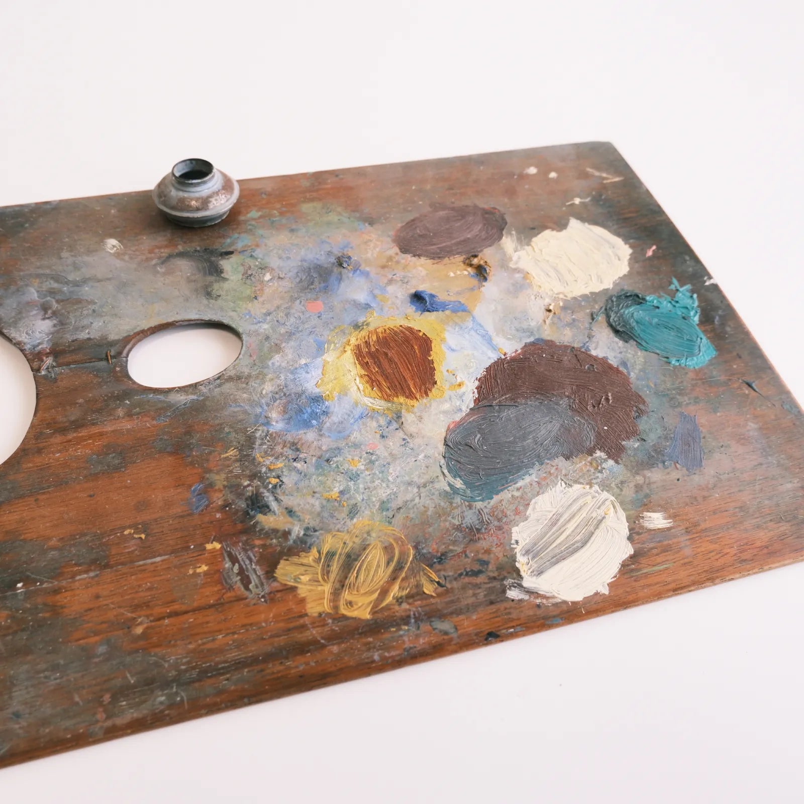 palette peintre ancienne