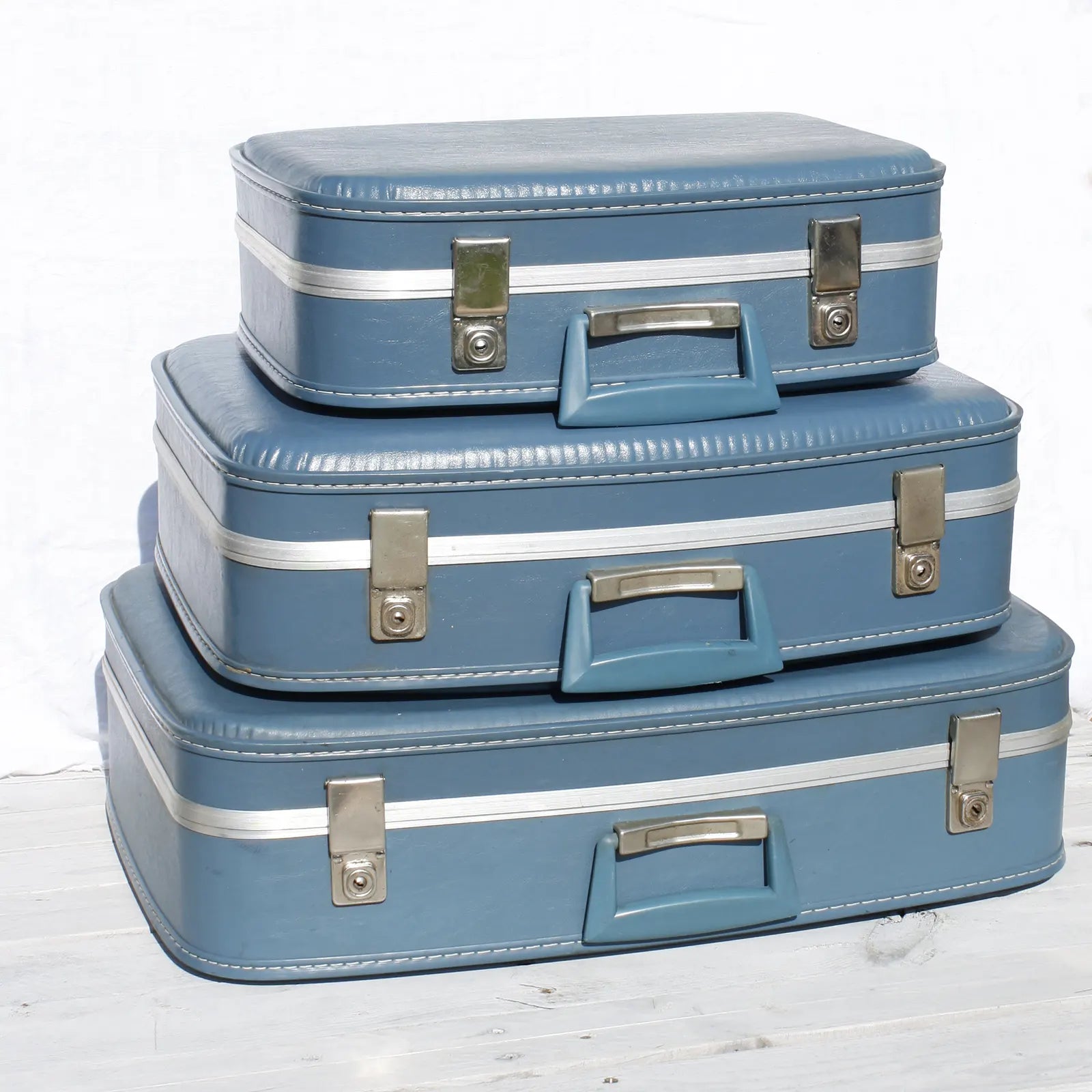 Pile de valise Air France vintage