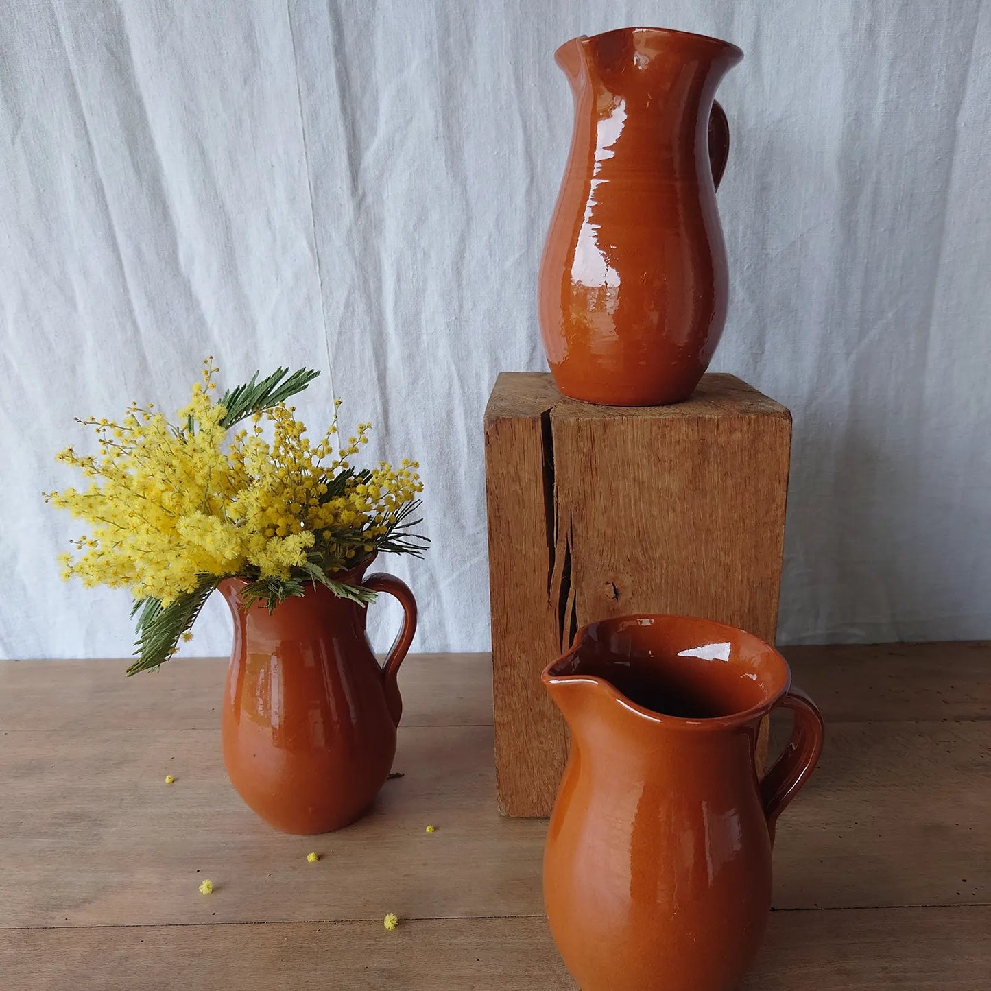 Vase terre cuite pour décoration table